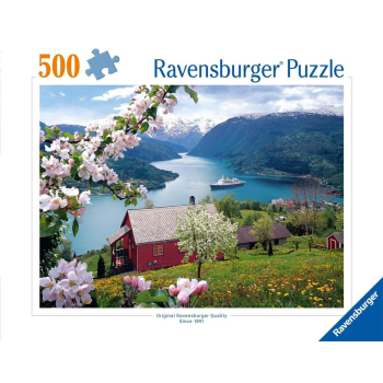 Puzzle 2D 500 Skandynawska idylla